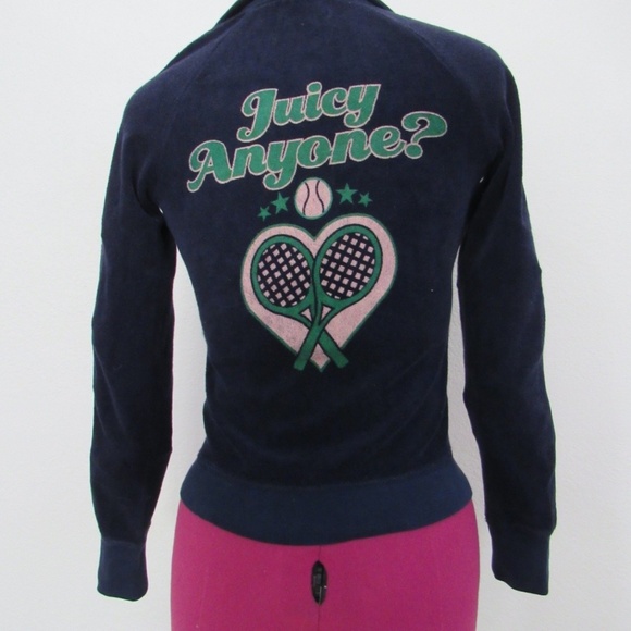 JUICY COUTURE Velour Sport Zip Jacket - Picture 2 of 5